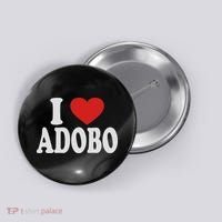I Heart Love Adobo Button thumb 0