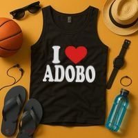 I Heart Love Adobo Tank Top thumb 4