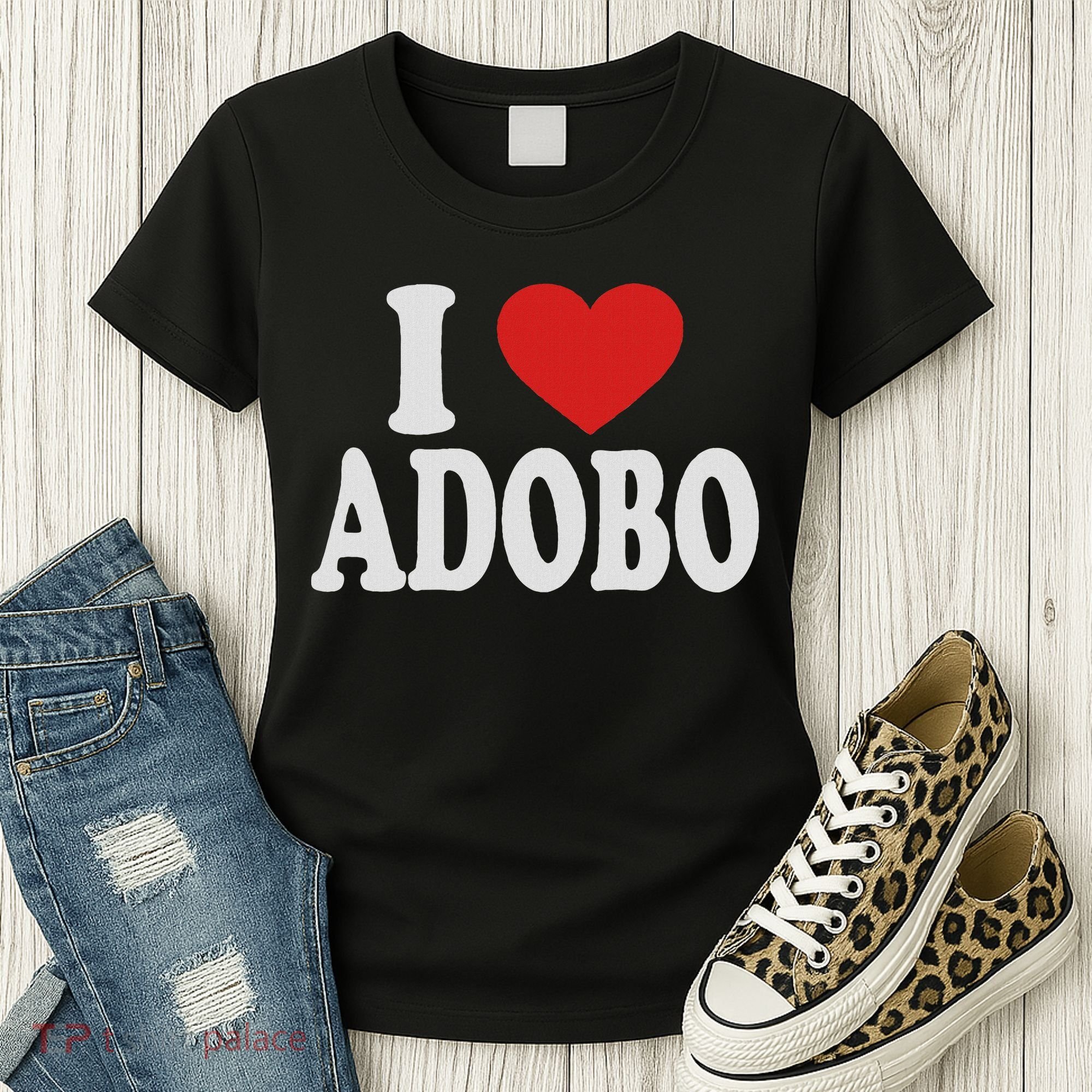 I Heart Love Adobo Women's T-Shirt