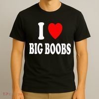 I Heart (Love) Big Boobs T-Shirt thumb 3
