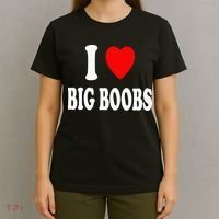 I Heart (Love) Big Boobs T-Shirt thumb 4