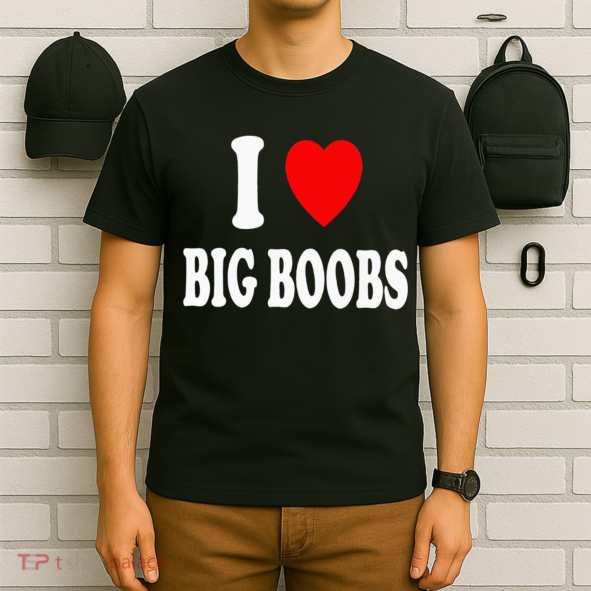 I Heart (Love) Big Boobs T-Shirt
