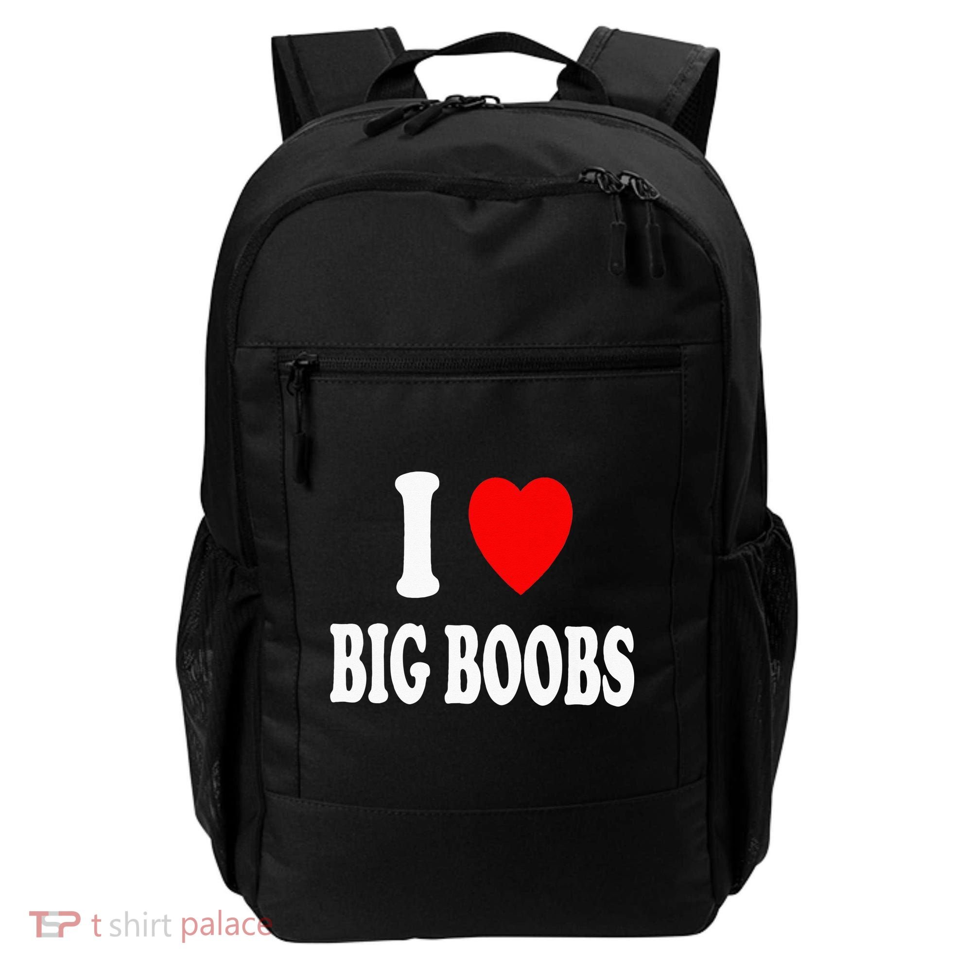 I Heart (Love) Big Boobs Backpack