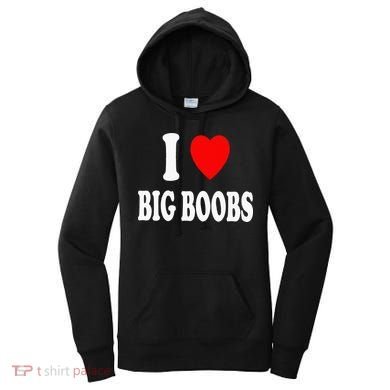 I Heart (Love) Big Boobs Women's Hoodie