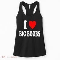 I Heart (Love) Big Boobs Women's Tank Top thumb 0