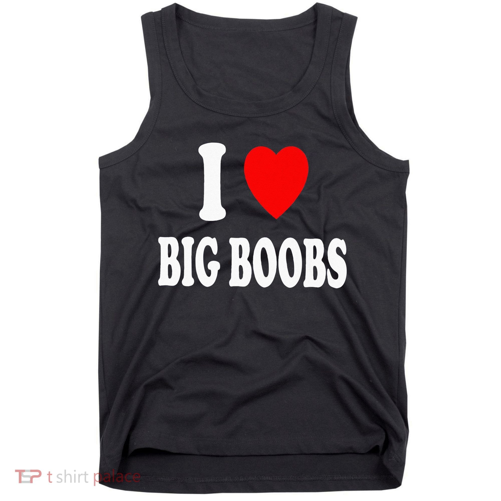 I Heart (Love) Big Boobs Tank Top