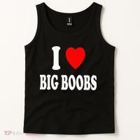 I Heart (Love) Big Boobs Tank Top thumb 2