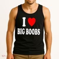 I Heart (Love) Big Boobs Tank Top thumb 3