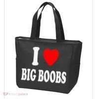 I Heart (Love) Big Boobs Tote Bag thumb 3