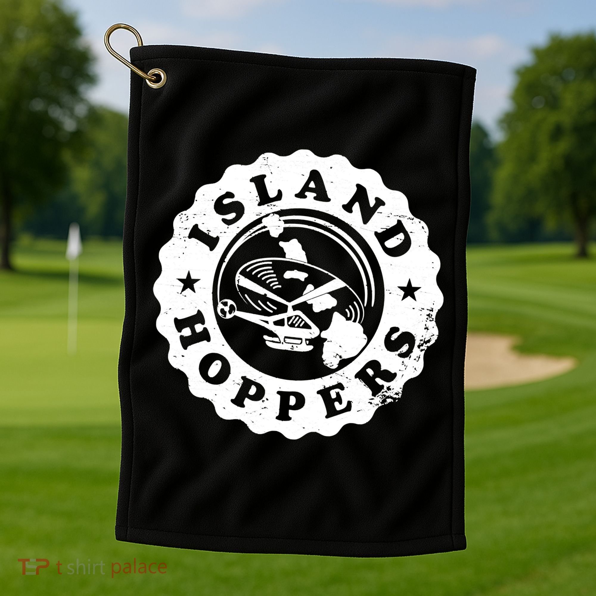 Island Hoppers Logo Golf Towel