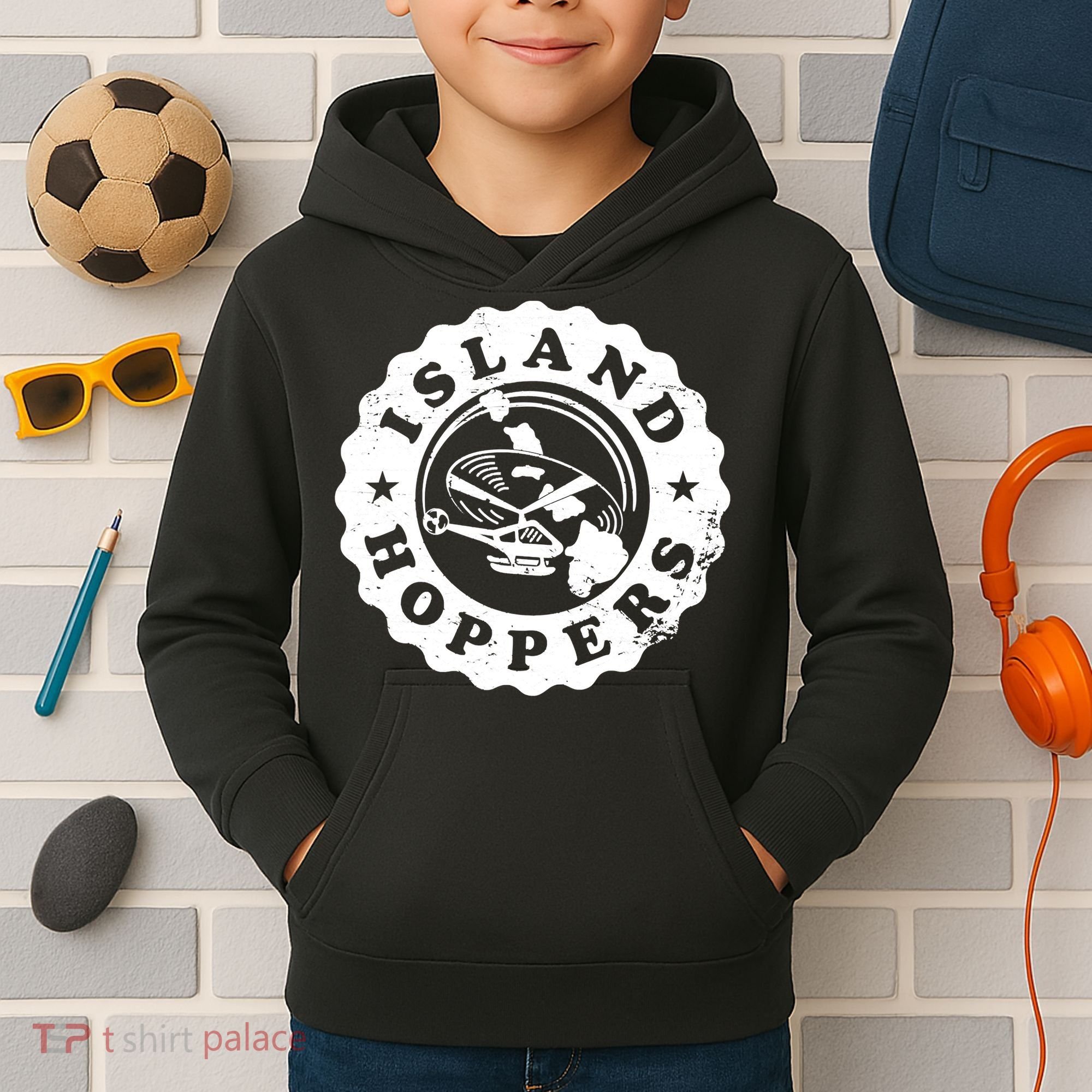 Island Hoppers Logo Kids Hoodie
