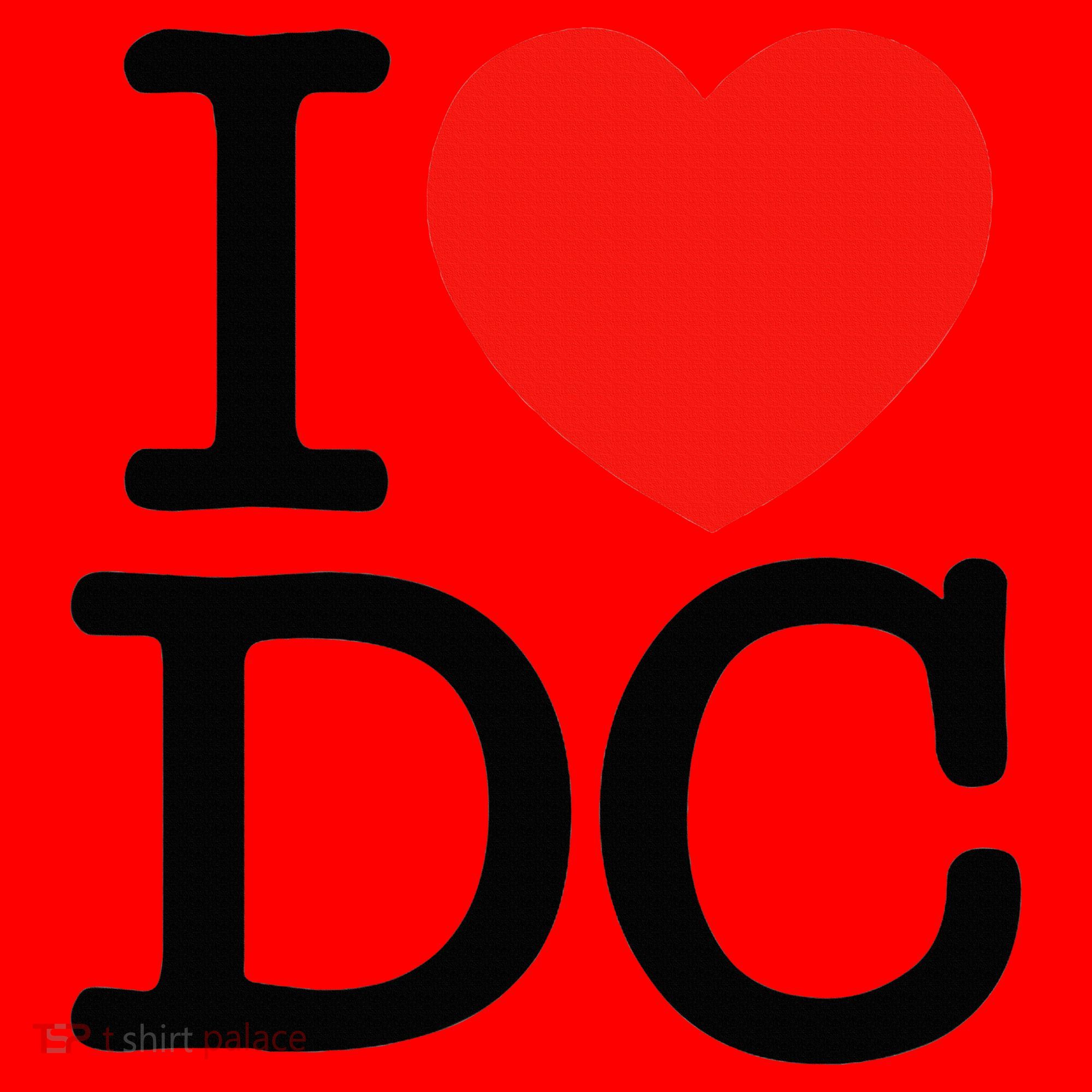 I Heart Love Washington Wa Dc Santa Hat