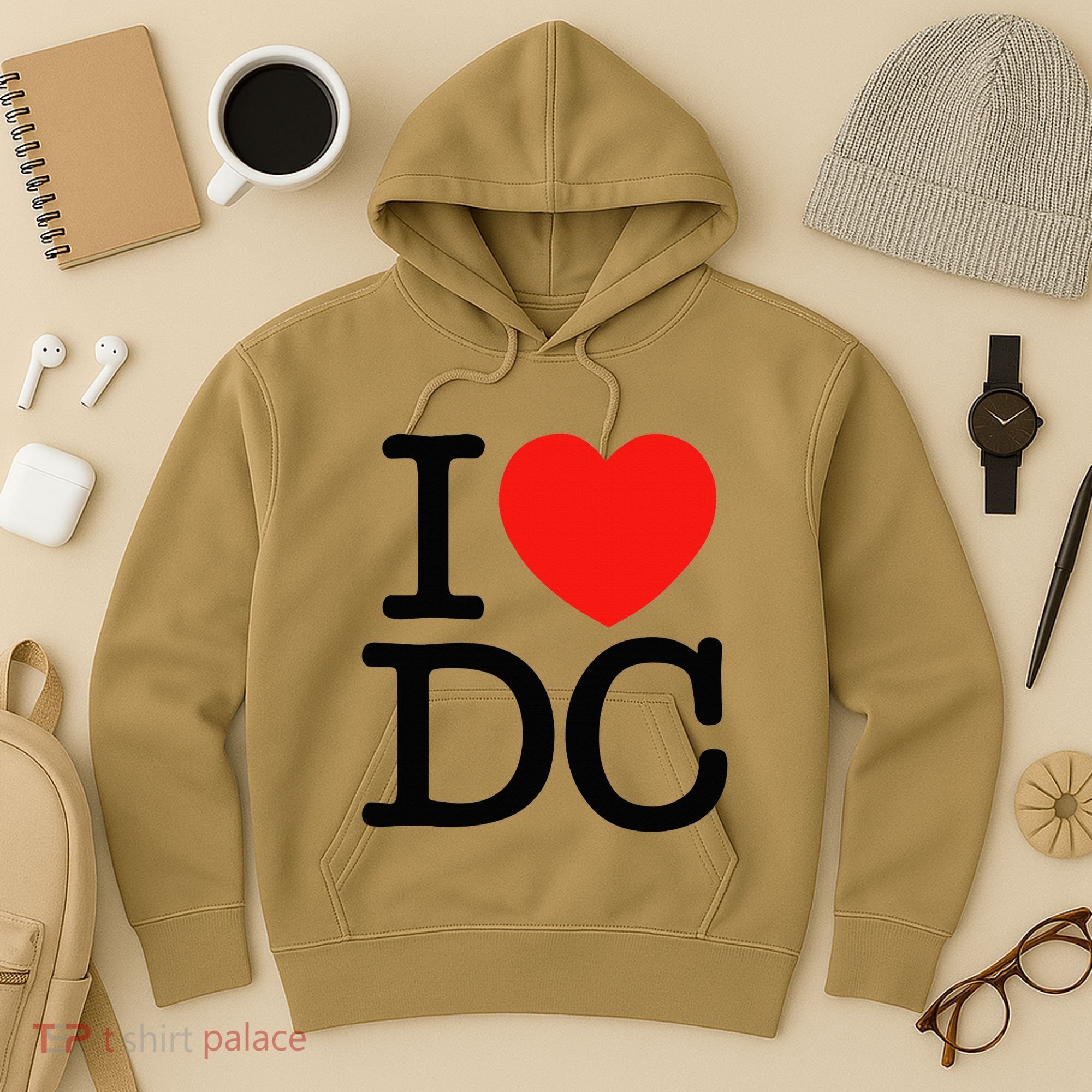 I Heart Love Washington Wa Dc Hoodie