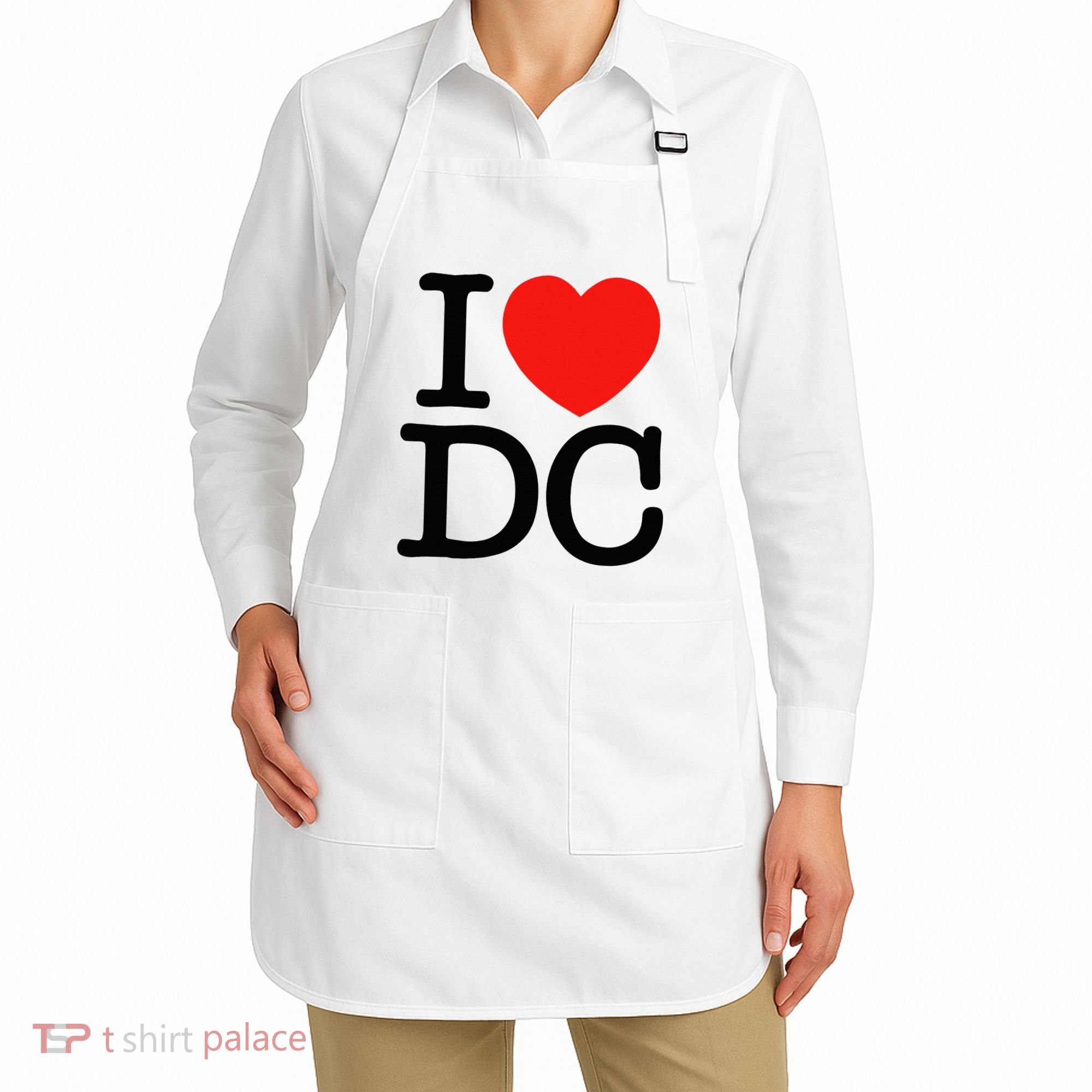 I Heart Love Washington Wa Dc Apron