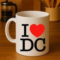 I Heart Love Washington Wa Dc Coffee Mug thumb 4