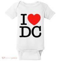 I Heart Love Washington Wa Dc Baby Bodysuit thumb 0