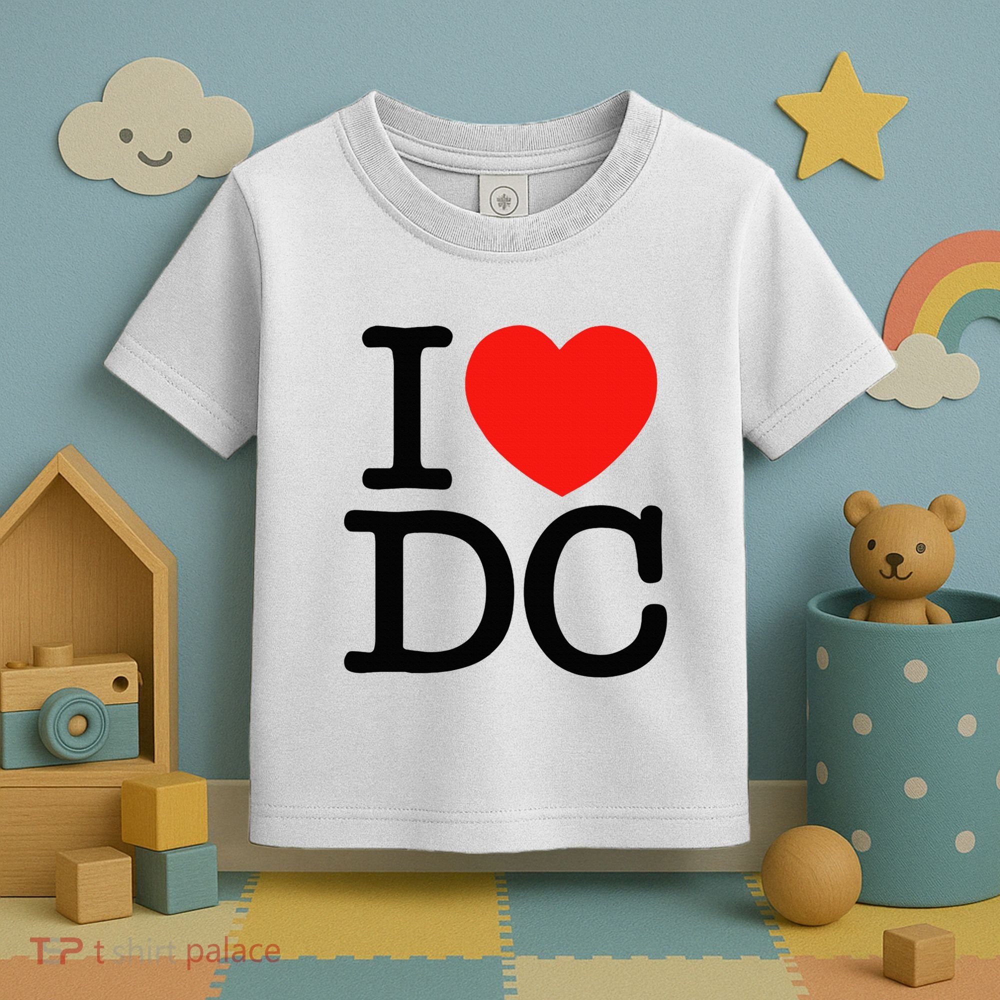 I Heart Love Washington Wa Dc Toddler T-Shirt