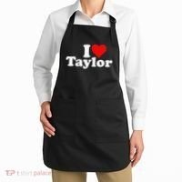 I HEART LOVE TAYLOR Apron thumb 2
