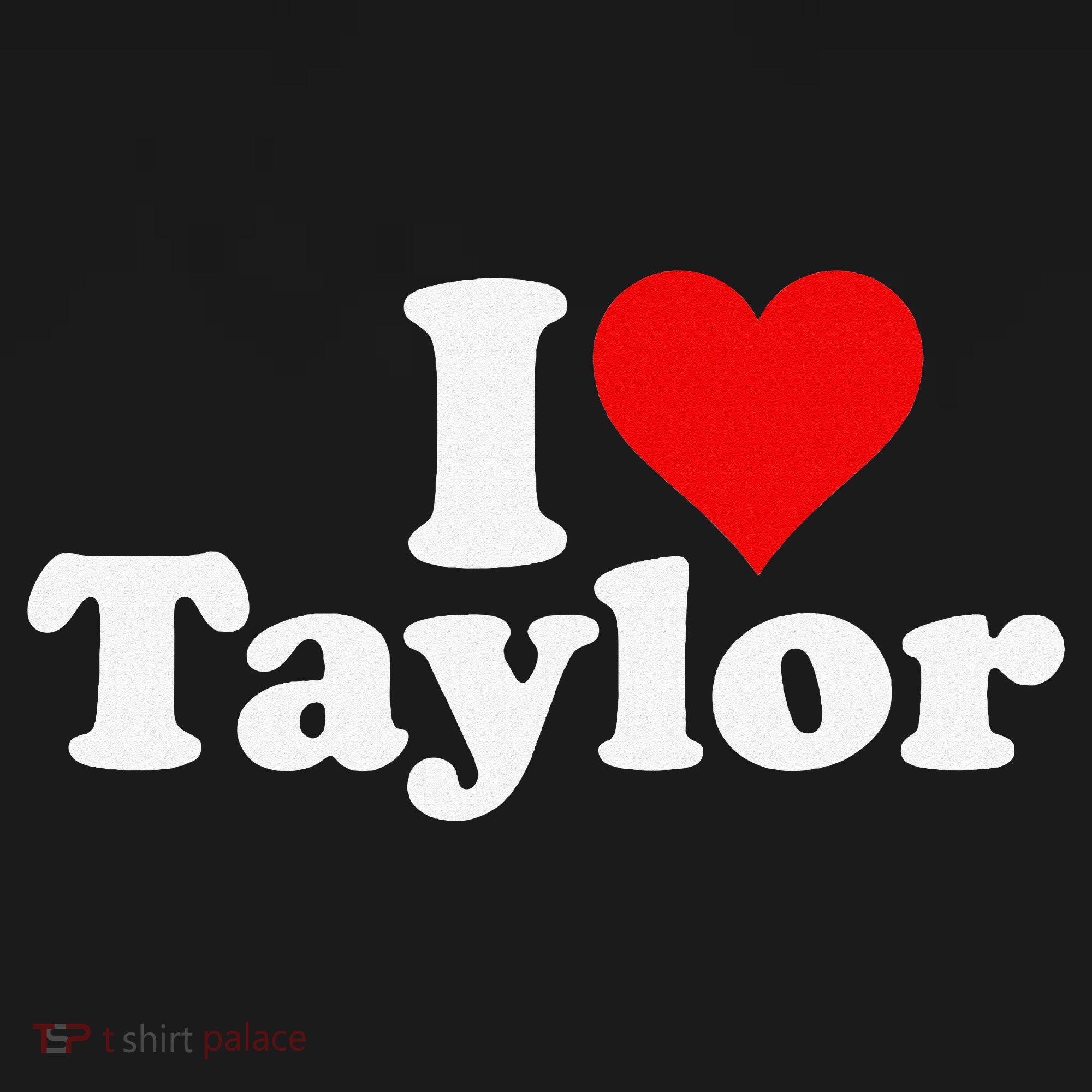 I HEART LOVE TAYLOR Women's Hoodie