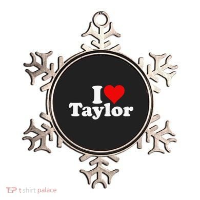 I HEART LOVE TAYLOR Ornament
