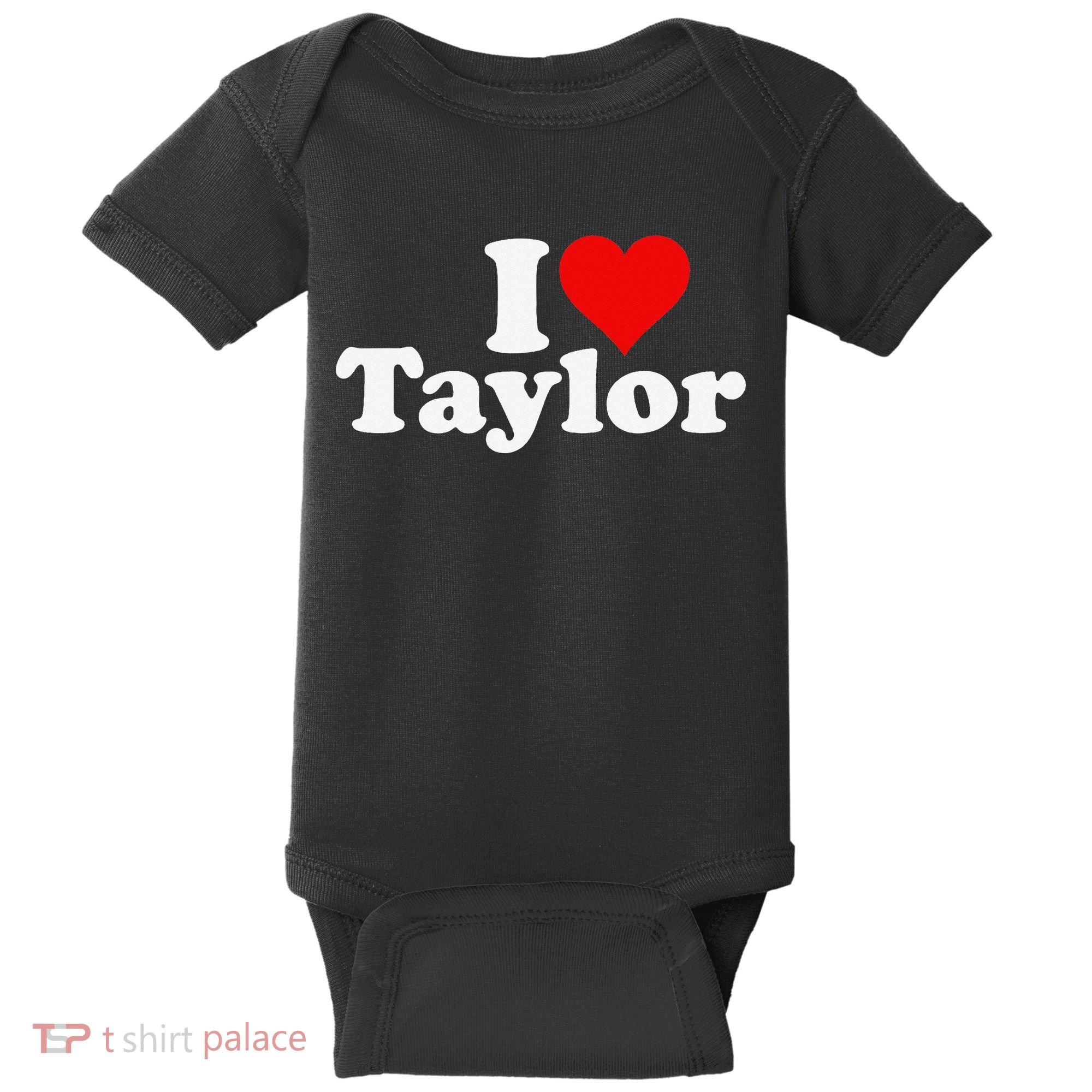 I HEART LOVE TAYLOR Baby Bodysuit