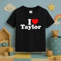 I HEART LOVE TAYLOR Toddler T-Shirt thumb 3