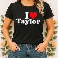 I HEART LOVE TAYLOR Women's T-Shirt thumb 2