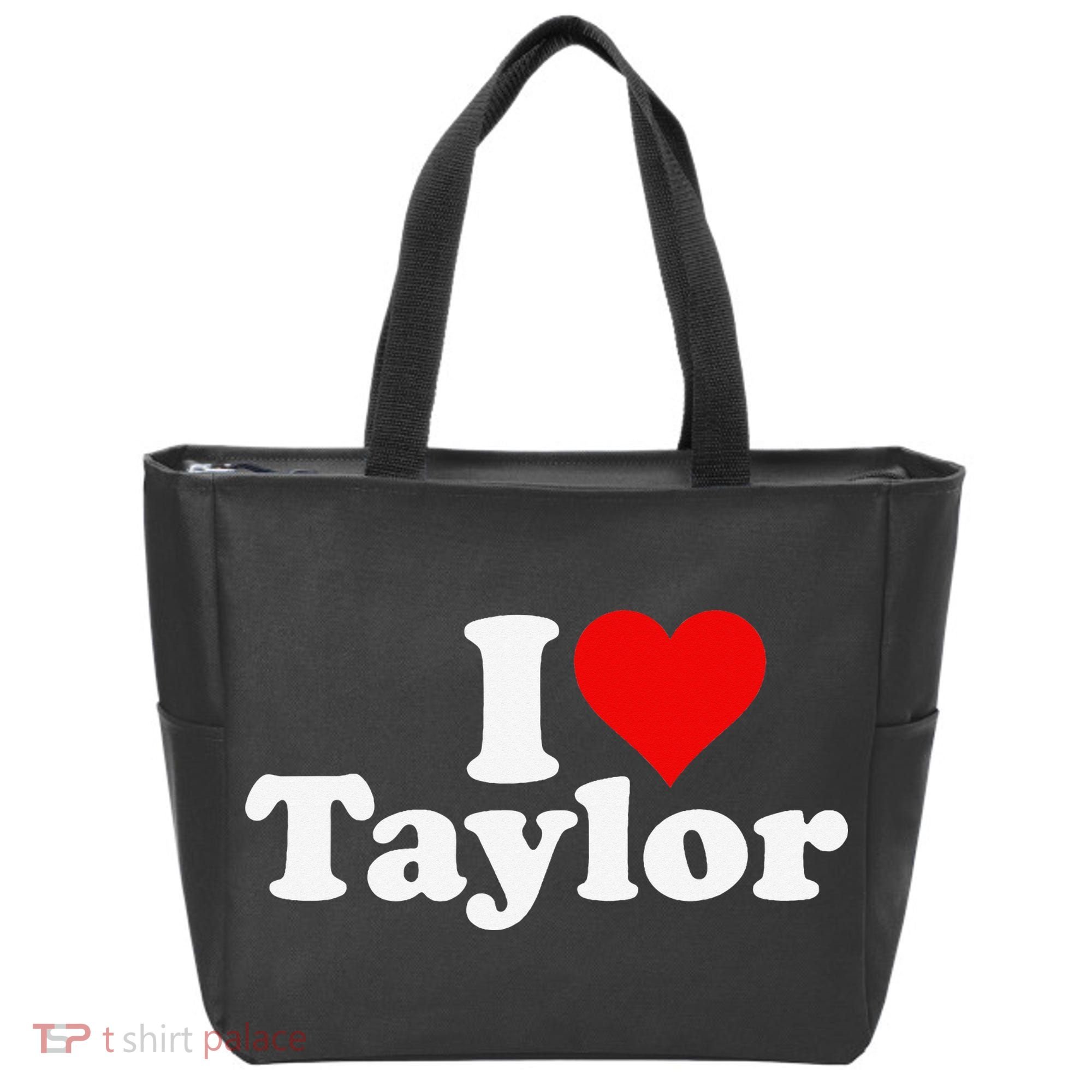 I HEART LOVE TAYLOR Tote Bag
