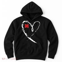 I Heart Love Nebraska Football Hoodie thumb 0