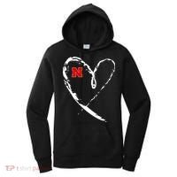 I Heart Love Nebraska Football Women's Hoodie thumb 0