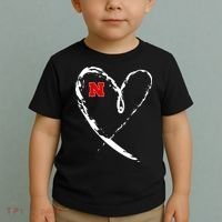 I Heart Love Nebraska Football Toddler T-Shirt thumb 2