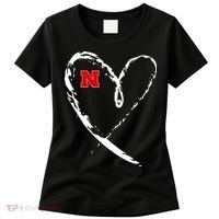 I Heart Love Nebraska Football Women's T-Shirt thumb 0