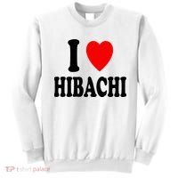 I Heart (Love) Hibachi Japanese Grilling Griddle Restaurant Sweatshirt thumb 0