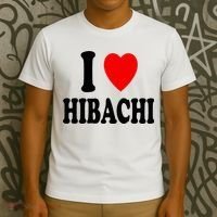 I Heart (Love) Hibachi Japanese Grilling Griddle Restaurant T-Shirt thumb 3