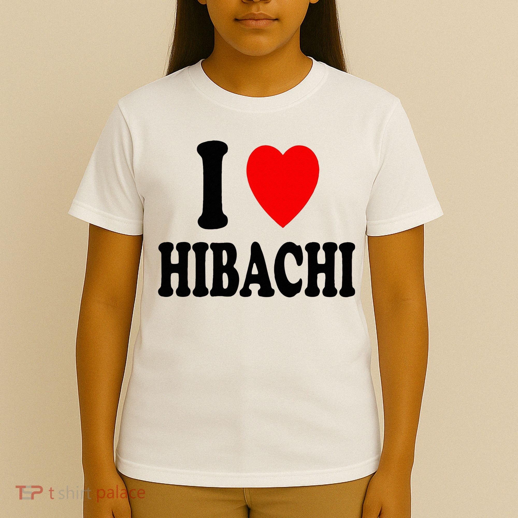 I Heart (Love) Hibachi Japanese Grilling Griddle Restaurant T-Shirt