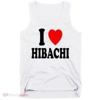 I Heart (Love) Hibachi Japanese Grilling Griddle Restaurant Tank Top thumb 0