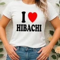 I Heart (Love) Hibachi Japanese Grilling Griddle Restaurant Women's T-Shirt thumb 2