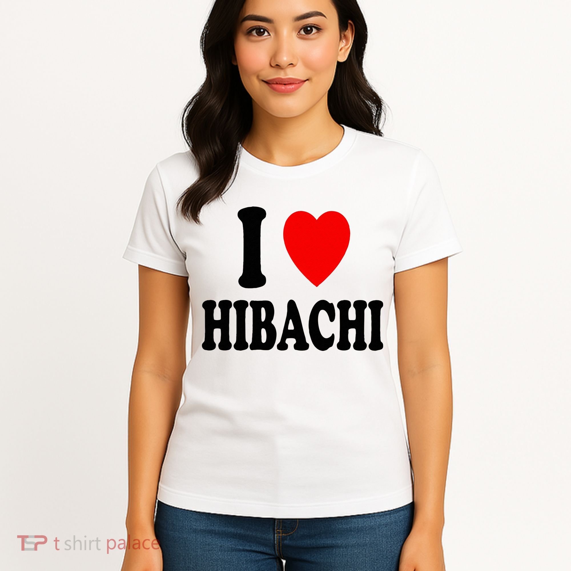 I Heart (Love) Hibachi Japanese Grilling Griddle Restaurant Women's T-Shirt