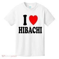 I Heart (Love) Hibachi Japanese Grilling Griddle Restaurant Kids T-Shirt thumb 0