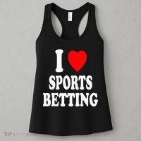 I Heart (Love) Sports Betting Wagering Predicting Gambling Women's Tank Top thumb 3