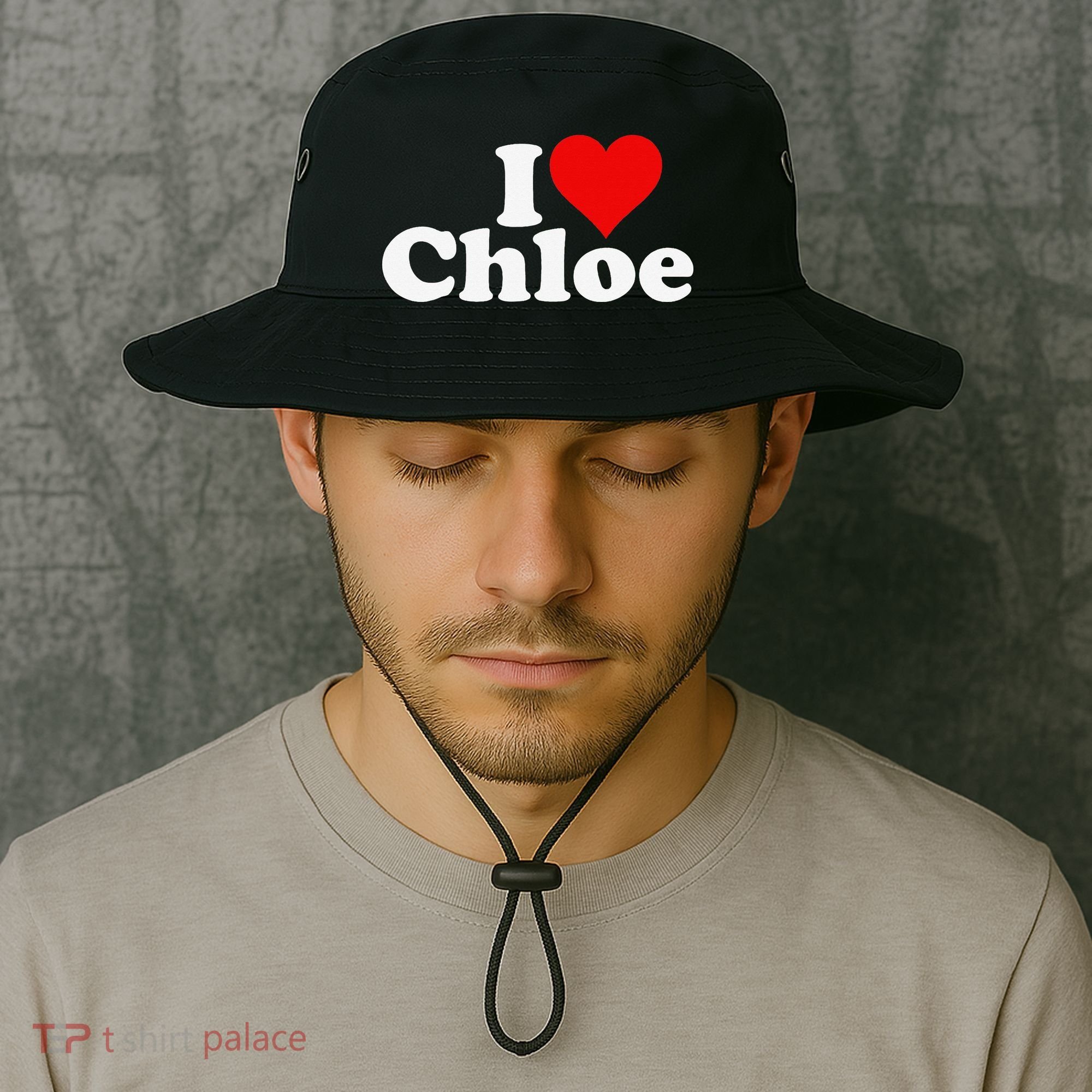 I HEART LOVE CHLOE Bucket Hat