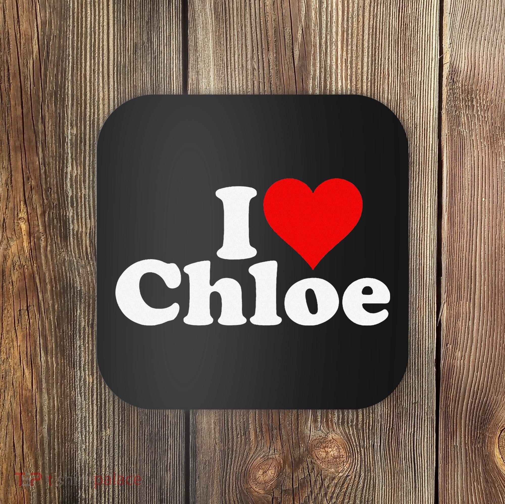 I HEART LOVE CHLOE Coaster