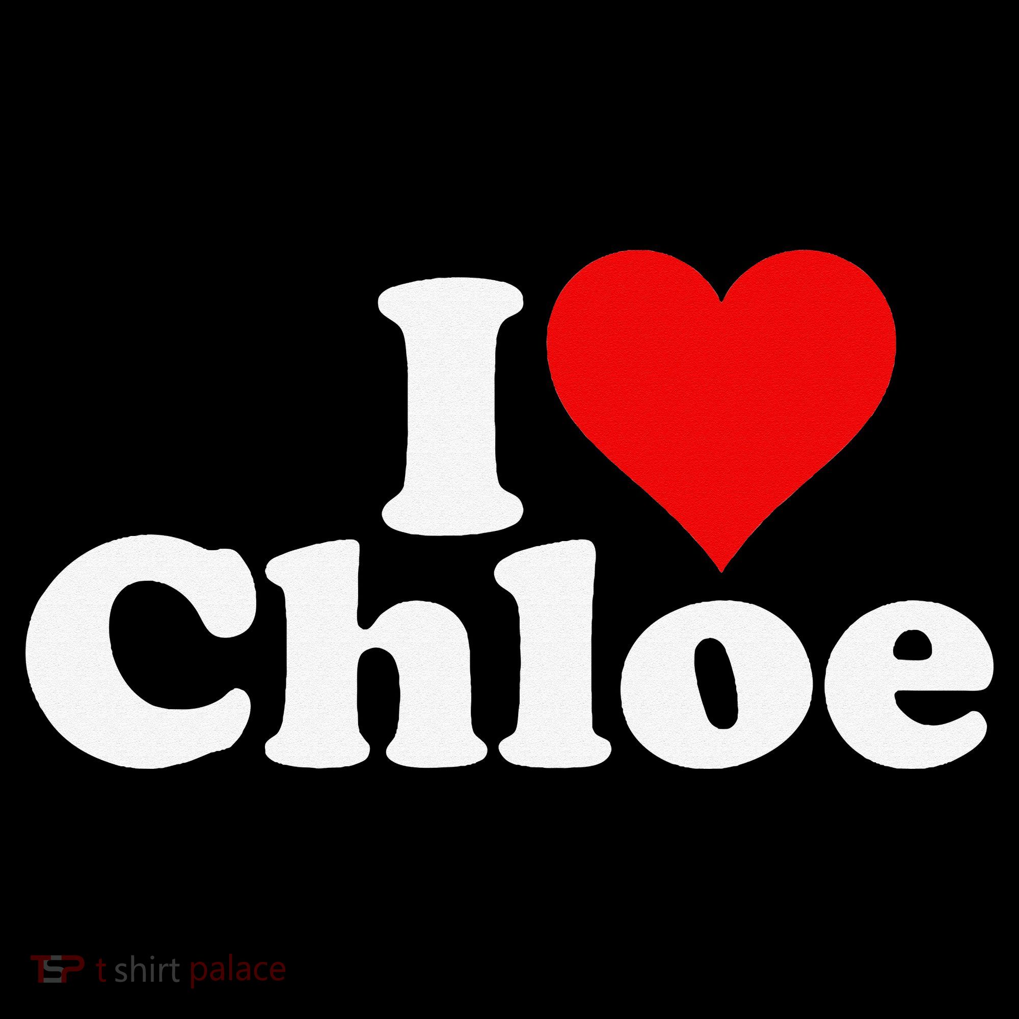 I HEART LOVE CHLOE Women's Hoodie