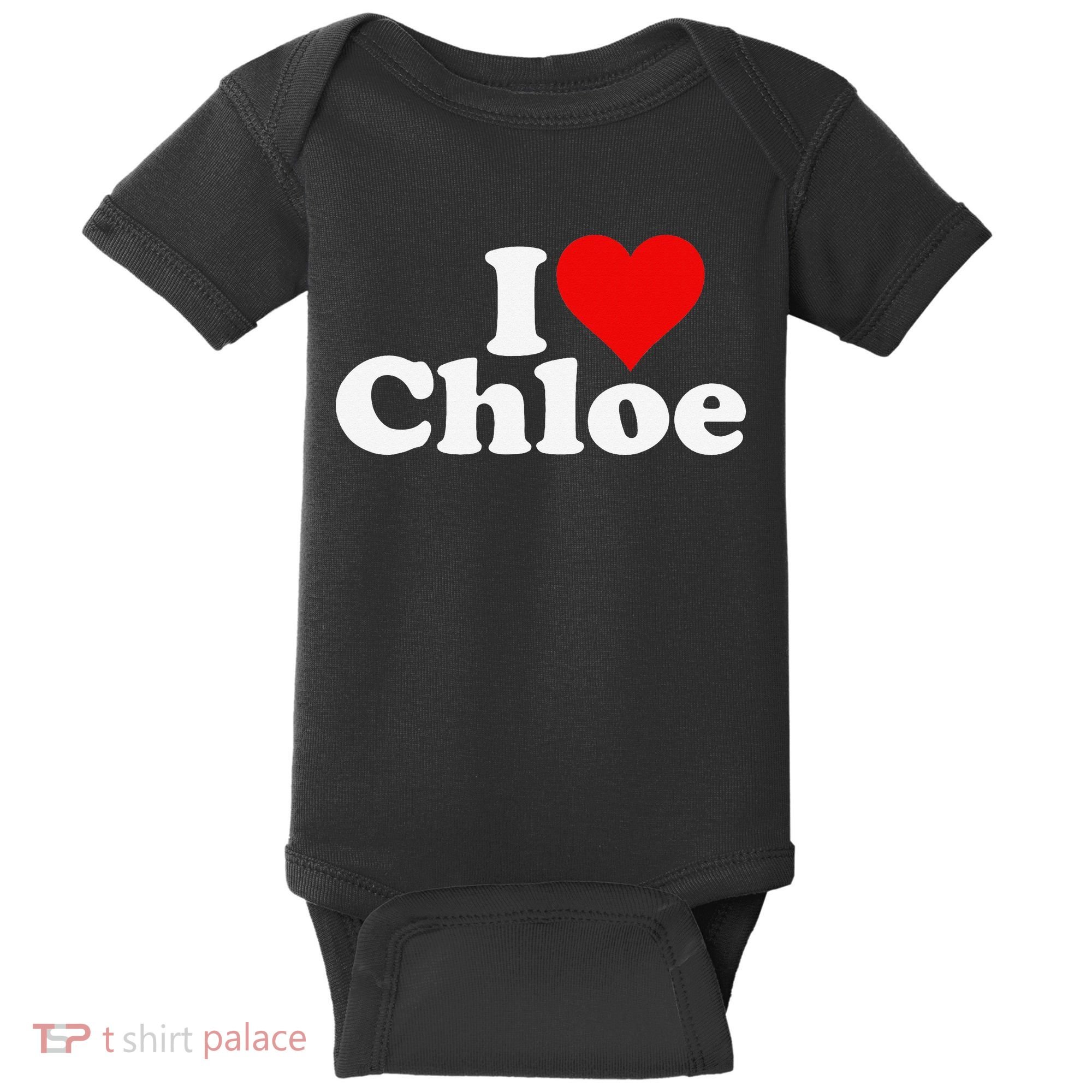 I HEART LOVE CHLOE Baby Bodysuit