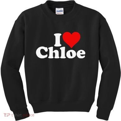 I HEART LOVE CHLOE Kids Sweatshirt