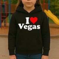 I Heart Love Las Vegas Nevada Kids Hoodie thumb 3
