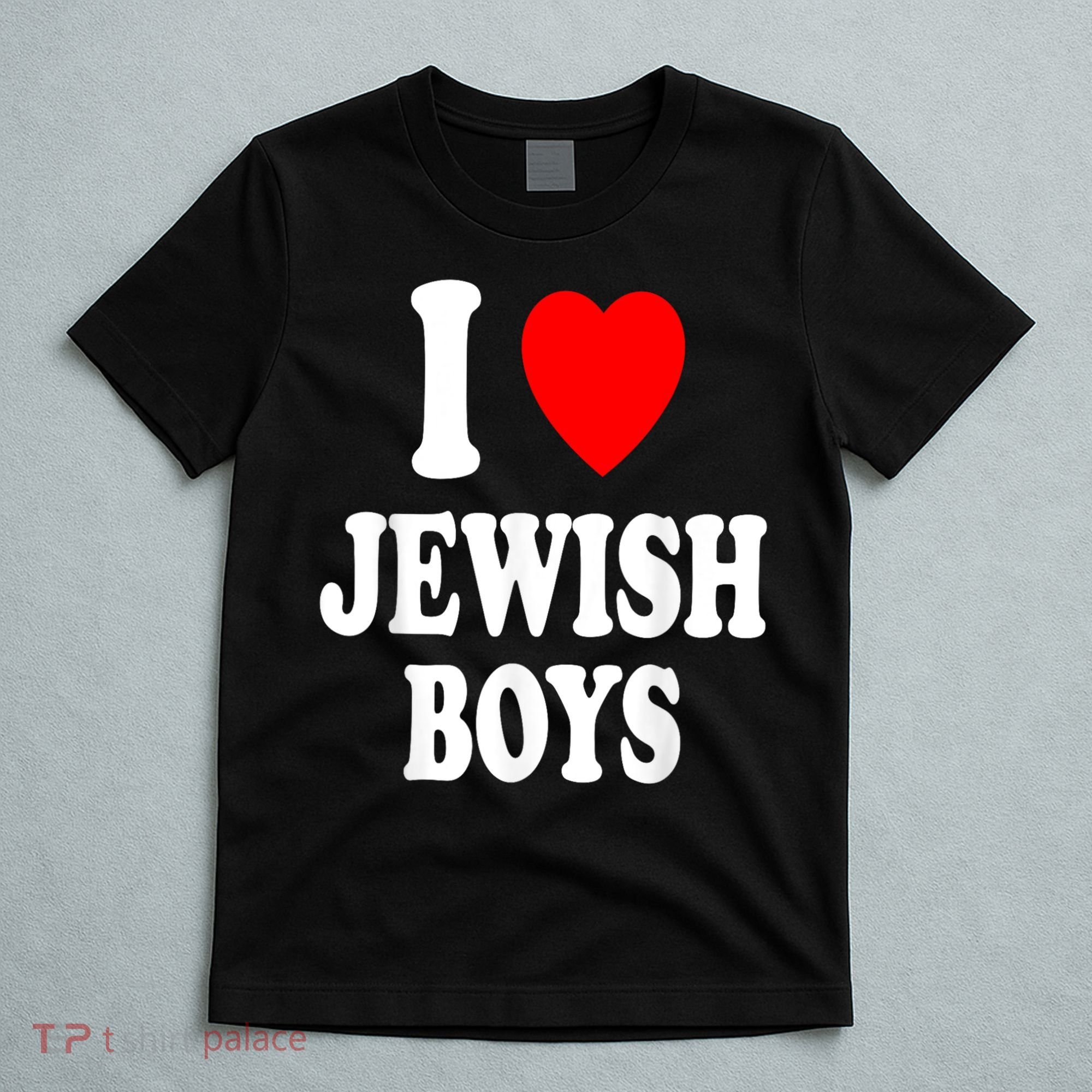 I Heart (Love) Jewish Boy_S Hebrew Israel Attraction T-Shirt