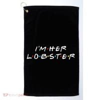 I'm Her Lobster Romantic Valentine's Day Gift Golf Towel thumb 0