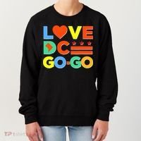 I Heart Love DC Washington D.C I Love Go Go Graphics Women's Sweatshirt thumb 0