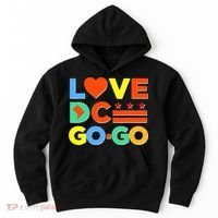 I Heart Love DC Washington D.C I Love Go Go Graphics Hoodie thumb 0